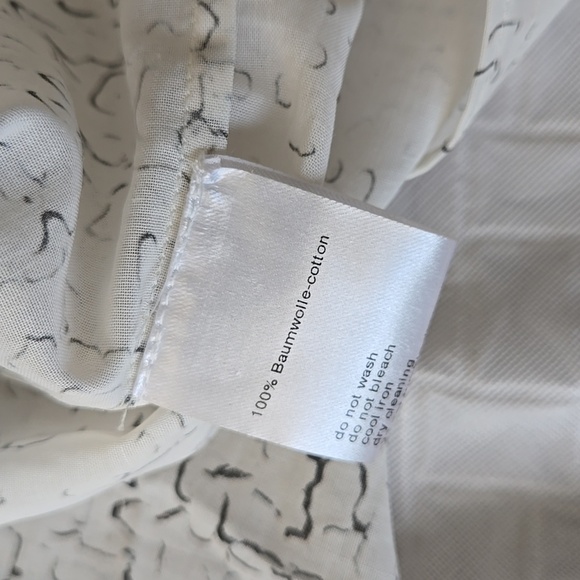 AKRIS Pattern Cotton Blouse Lightweight Summer Top - Picture 8 of 13